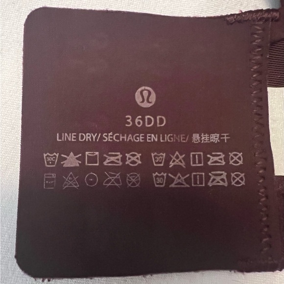 LULULEMON  Athletica Air Support Bra High Support Size 36 DD. - Picture 8 of 15